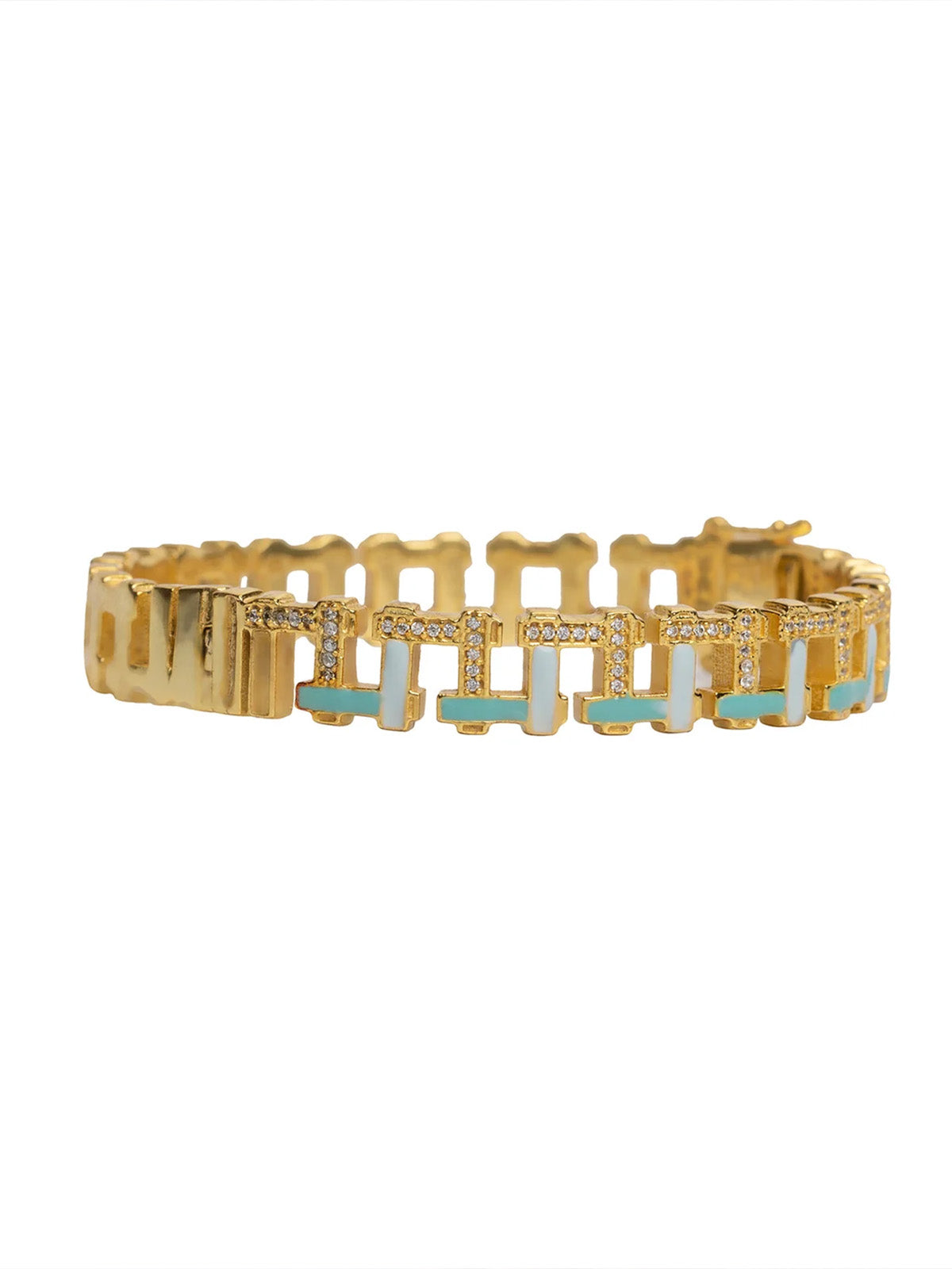 Jumping Lines Bangle Bracelet