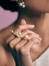 Aditi Rao Hydari in Pearl S Double Ring