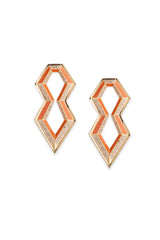Geometrique Luxe Drop Earrings
