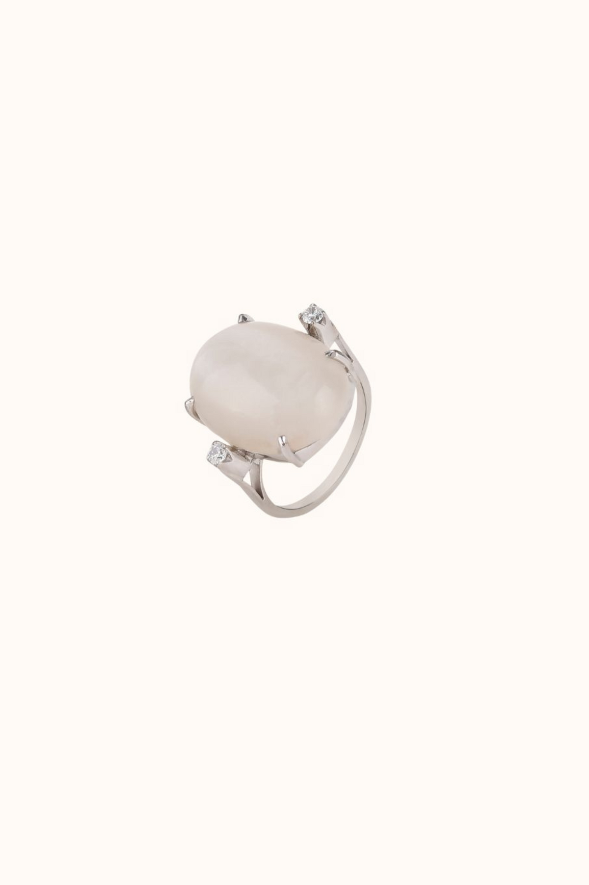 Moon Stone Shooting Star Ring