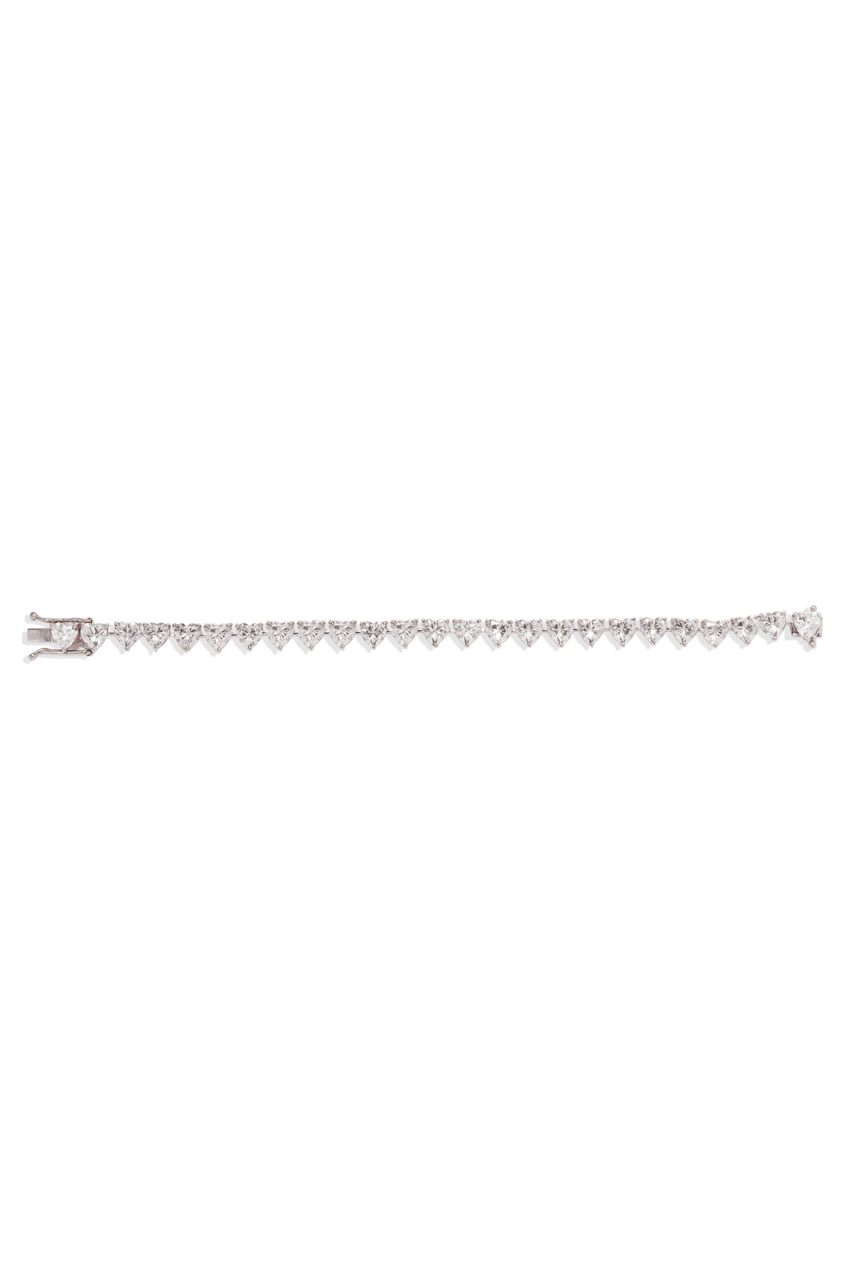 Heart Shape Tennis Bracelet