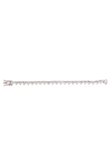 Heart Shape Tennis Bracelet