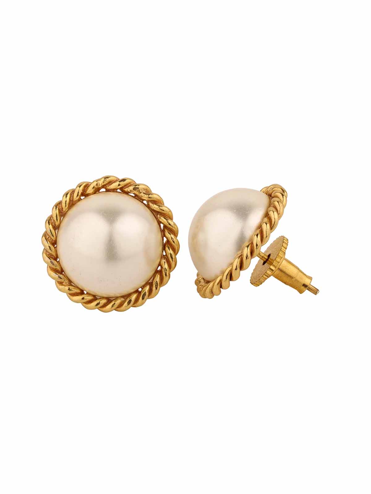 Classic Vintage Pearl Studs