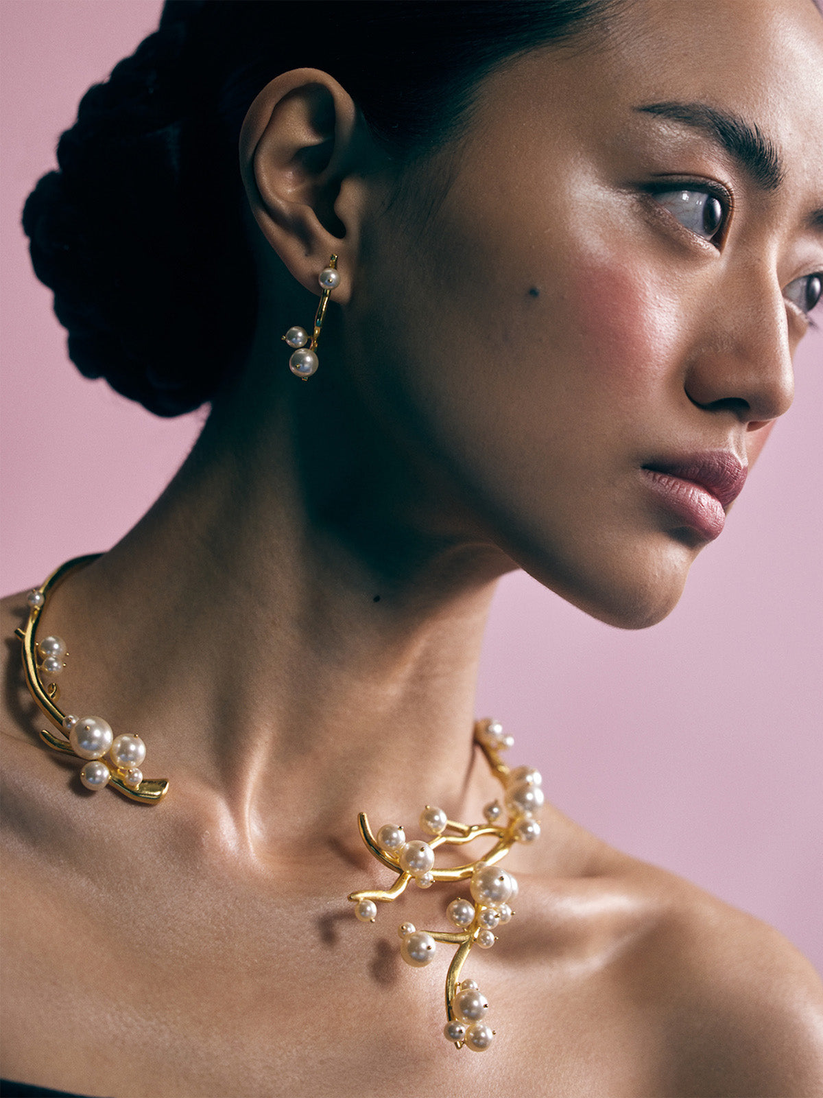 Pearl & Twig Studs