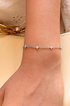 Blossom Silver Floral Bracelet