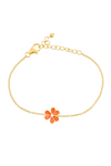 Iro Mini Bloom Floral Bracelet - Orange