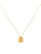 I Love You Tag Necklace