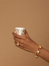 Tapsee Pannu in Pearl & Heart Drop Bracelet