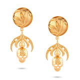 Skull Drop Statement Earrings