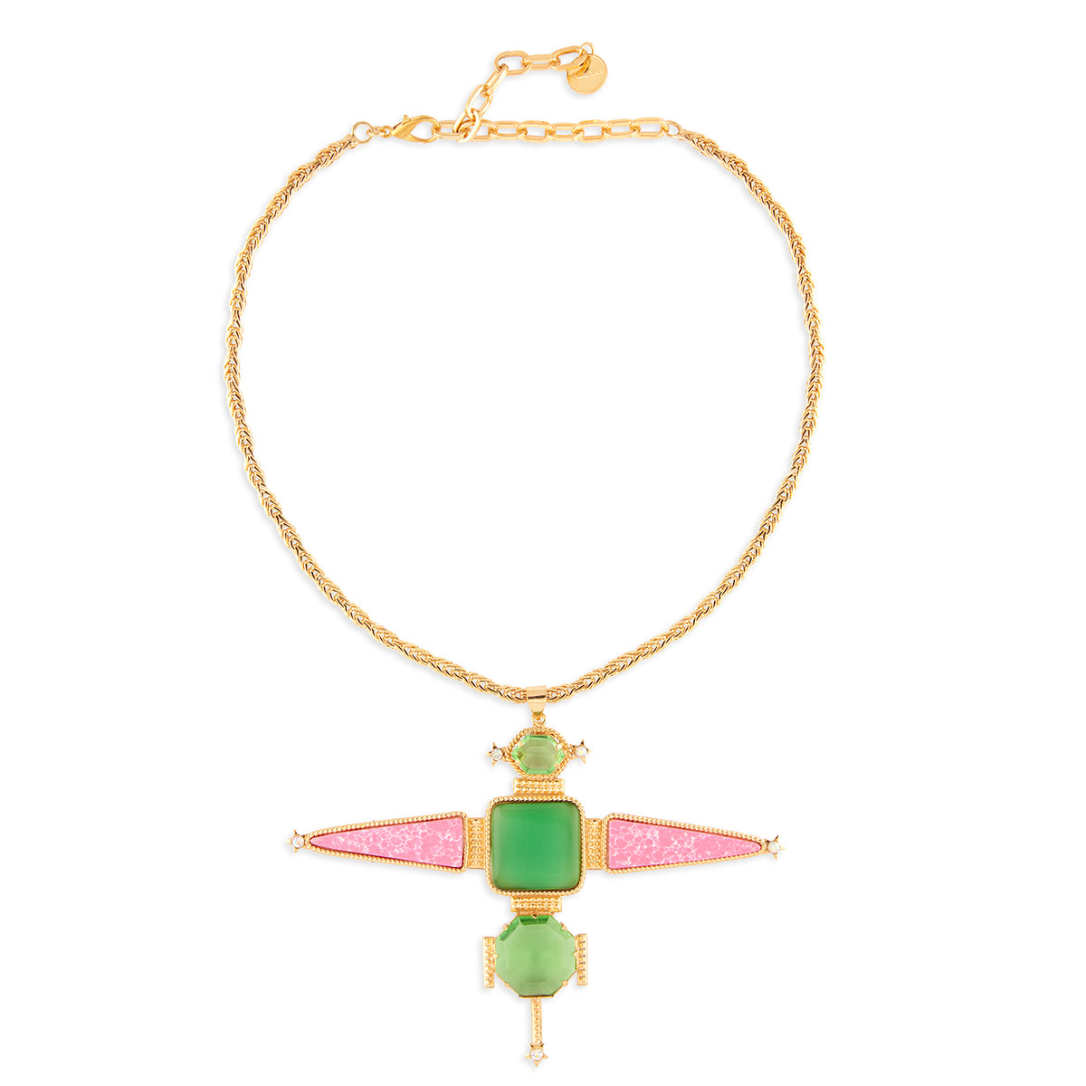 Gold Satellite Necklace