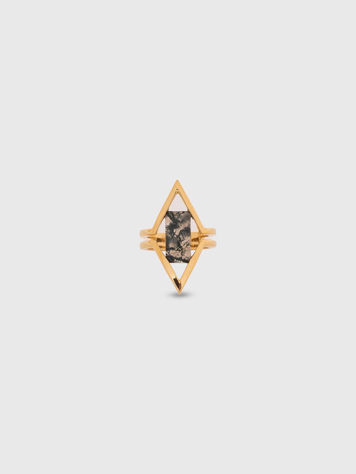 Eternal Moss Agate Ring