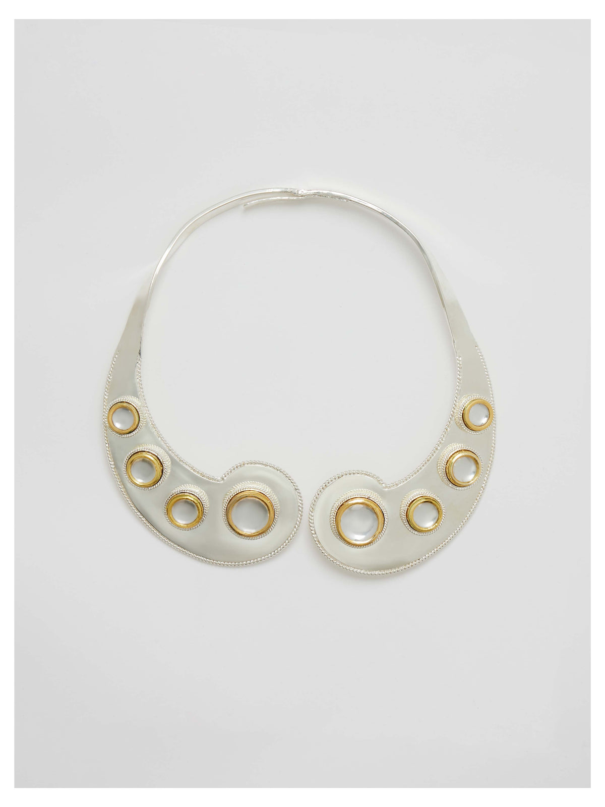 Polki Curl Collar Necklace