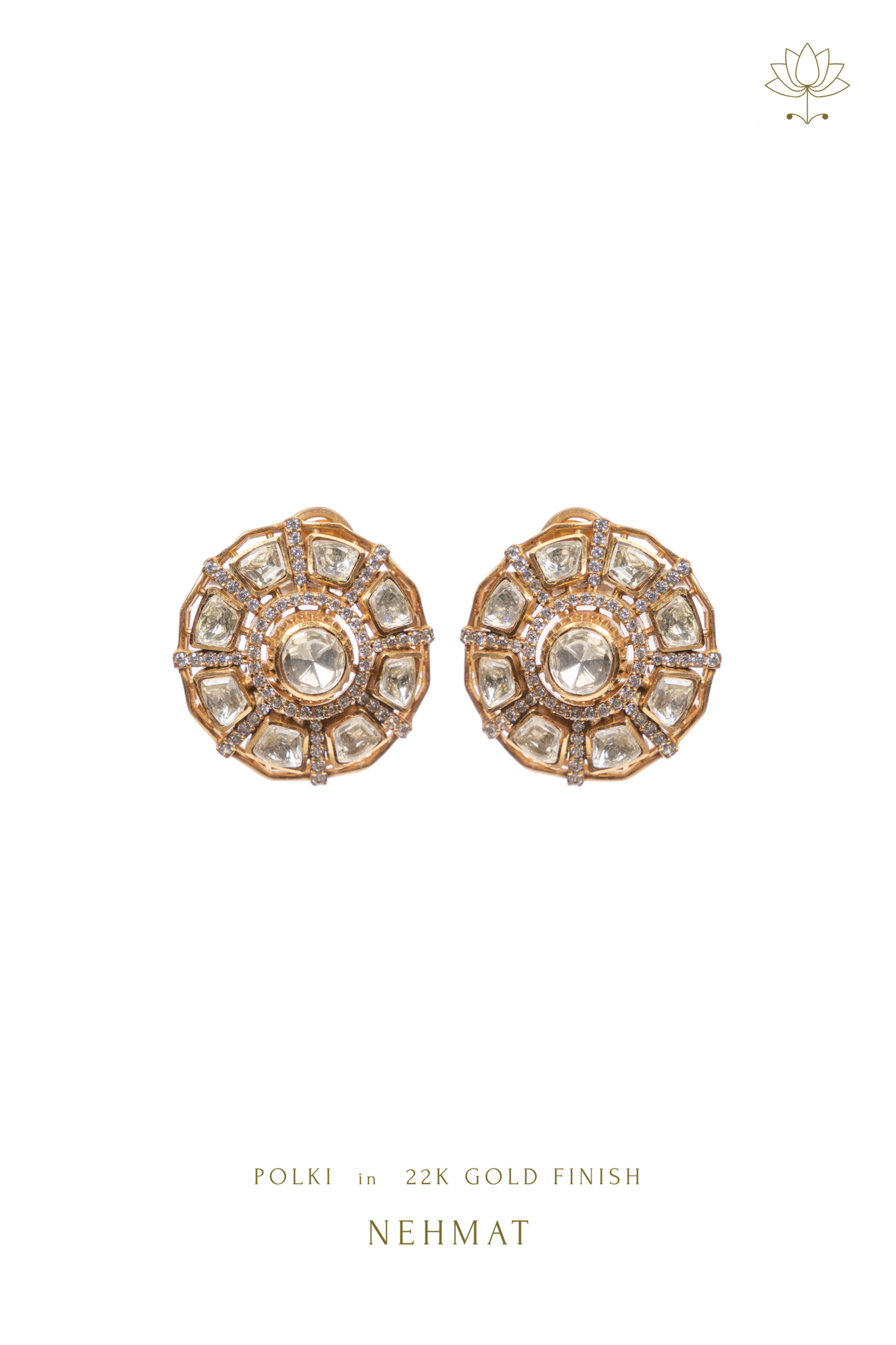 Diya Moissanite Studs