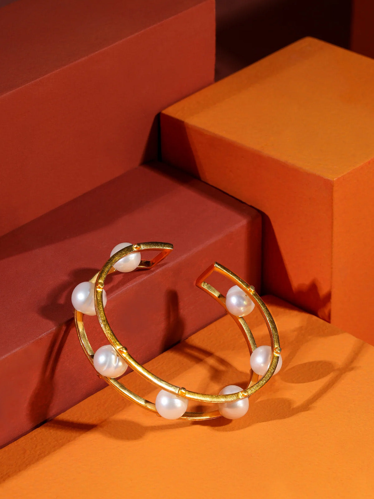 Pearl Bolt Cuff