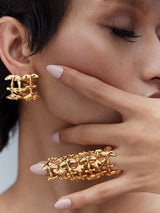 Fauna Textured Earrings
