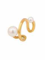 Kangana Ranaut - Twisted Pearl Dot Ring