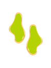 Kusha Kapila in Minimal Irregular Drop Earrings