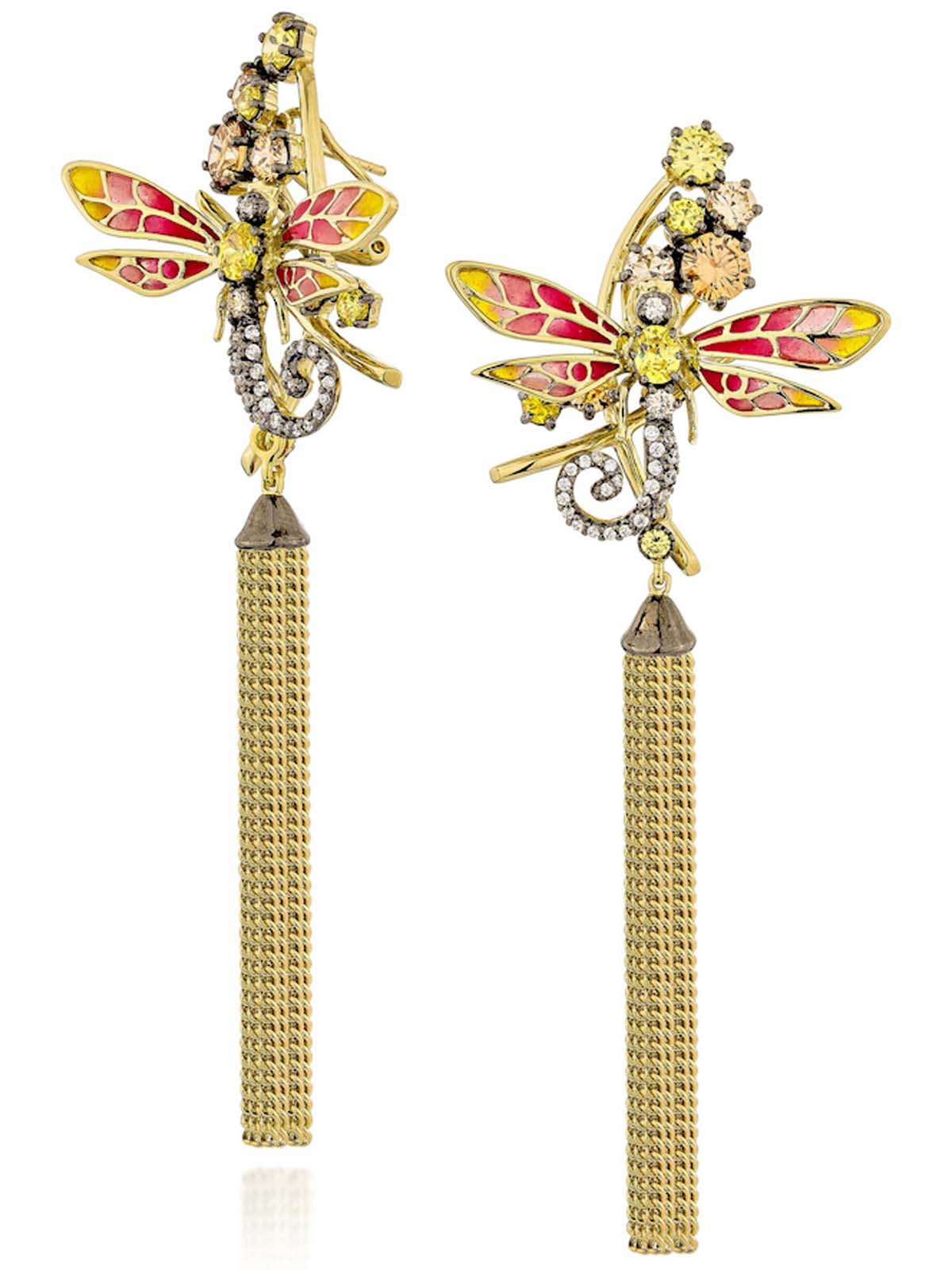 Gossamer Wing Dangler Earrings