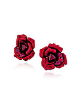 Vintage Rose Garden Stud Earrings