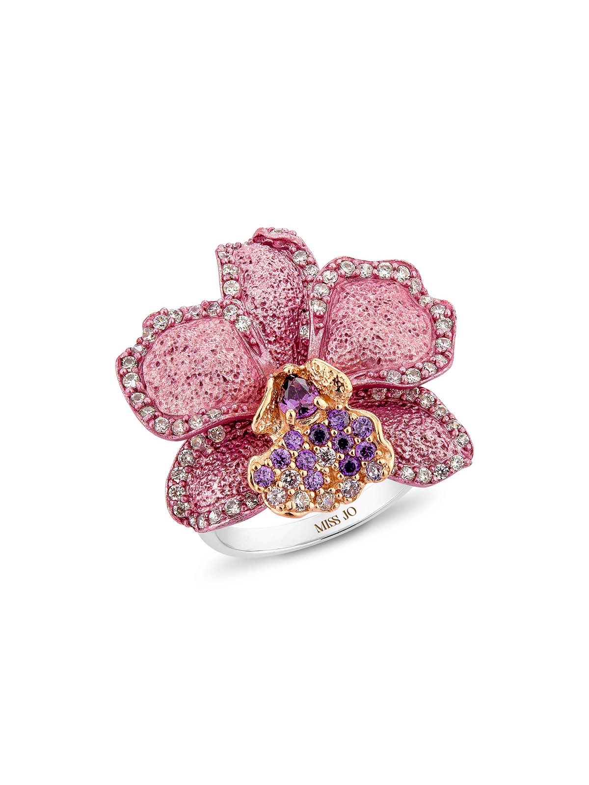 Orchid Whispers Cocktail Ring