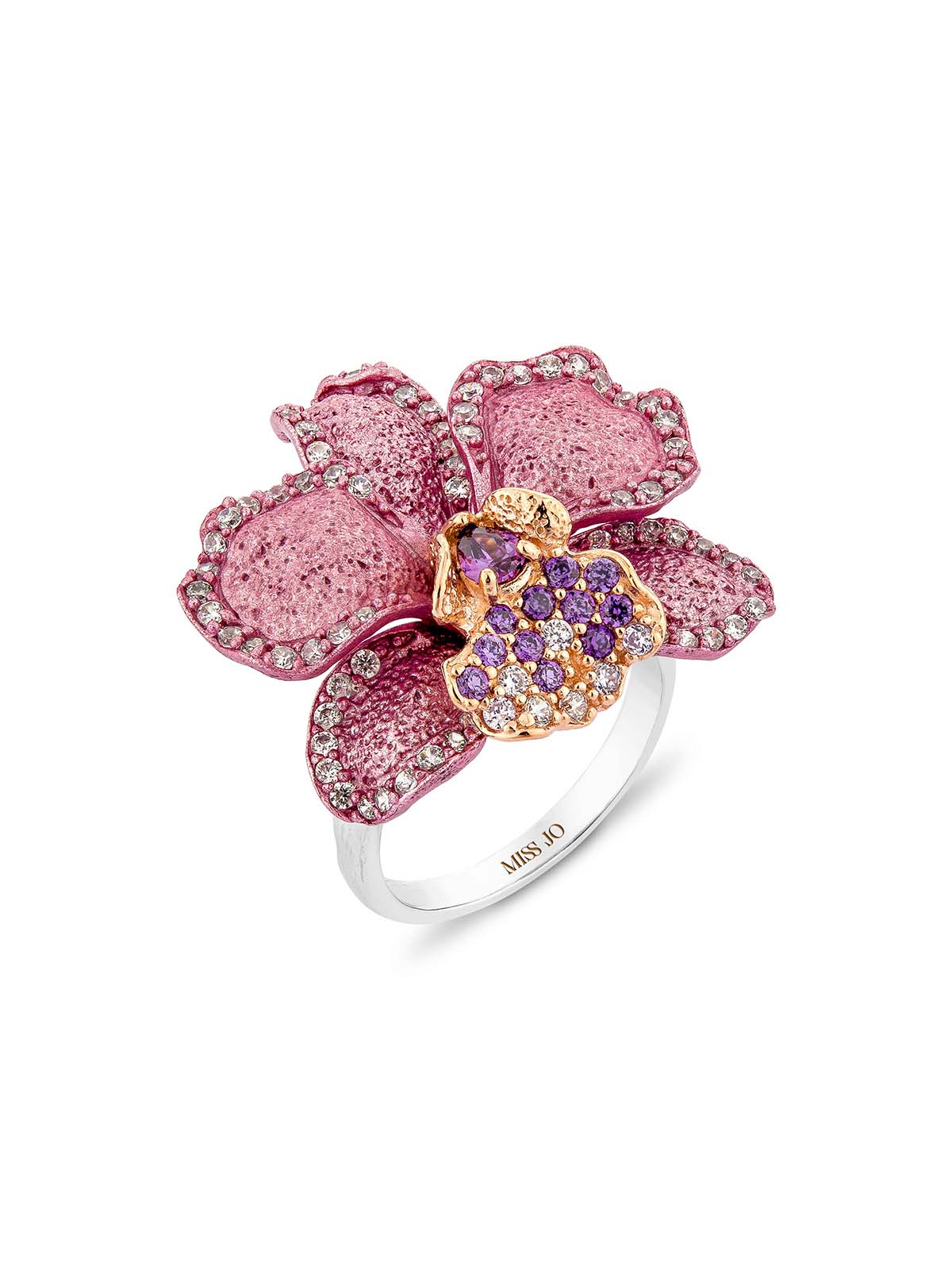 Orchid Whispers Cocktail Ring