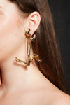 Swing Muse Gold Danglers
