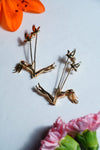 Swing Muse Gold Danglers