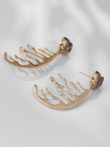 Half Hoop Drip Earrings