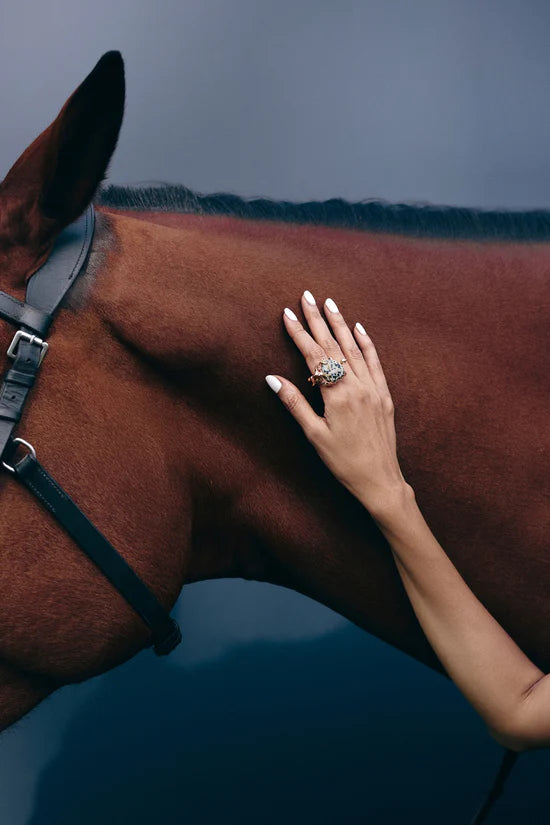 Dalmatian Stone Wild Empress Ring