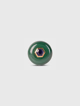 Genesis Malachite Round & Kyanite Hexagon Ring
