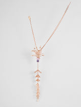 Sunset Palm Necklace