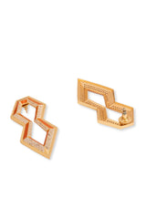 Geometrique Luxe Drop Earrings