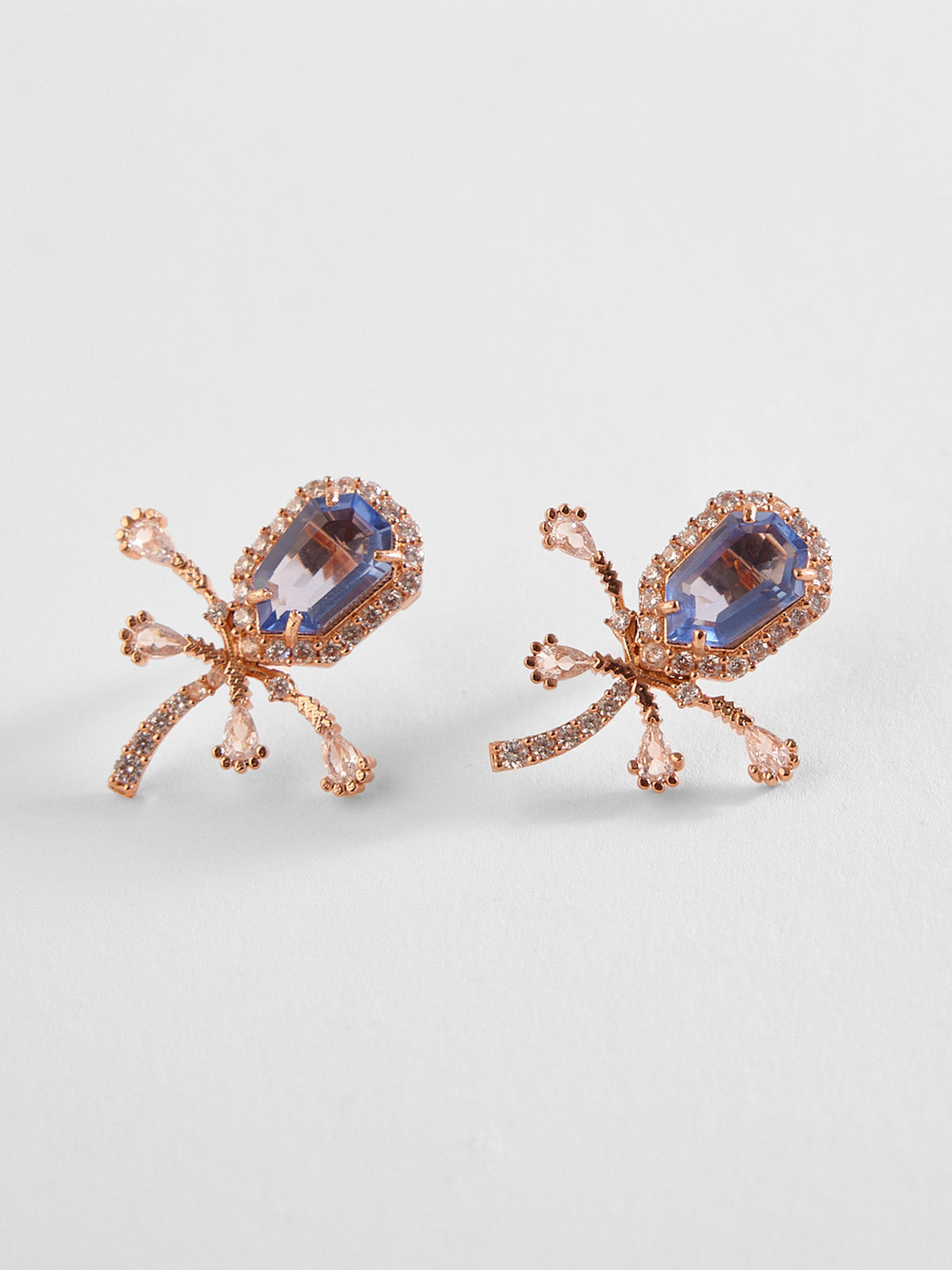 Floral Gem Mini Earcuffs