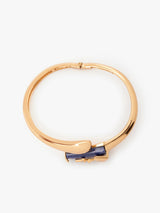 Iconic Sculpt Blue Bangle