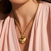Pillowy Heart Shaped Pendant