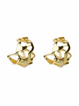 Alaya F in Melting Gold Earrings