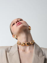 Chunky Oval Blob Necklace