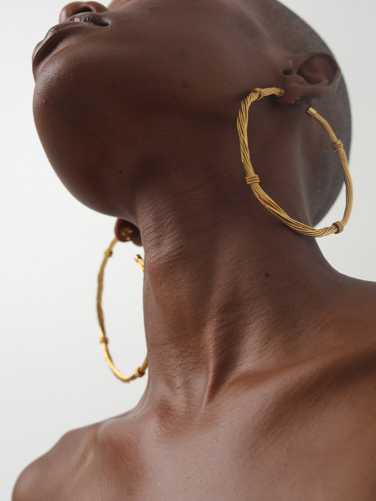 Simple XL Gold Hoops