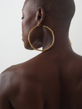 Simple XL Gold Hoops