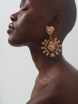 Statement Chunky Gold Earrings