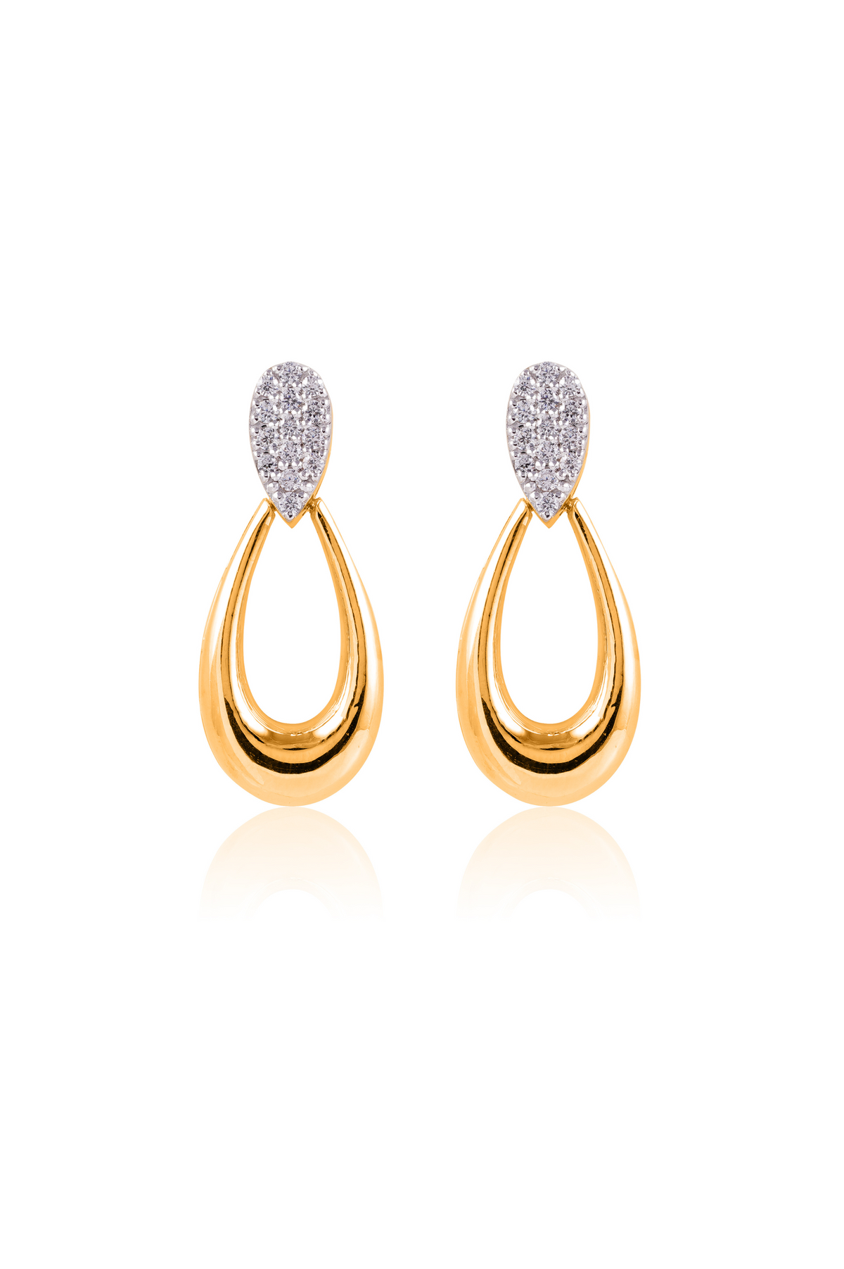 ZORINA MEDIUM DOME EARRINGS