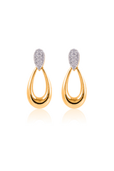 ZORINA MEDIUM DOME EARRINGS
