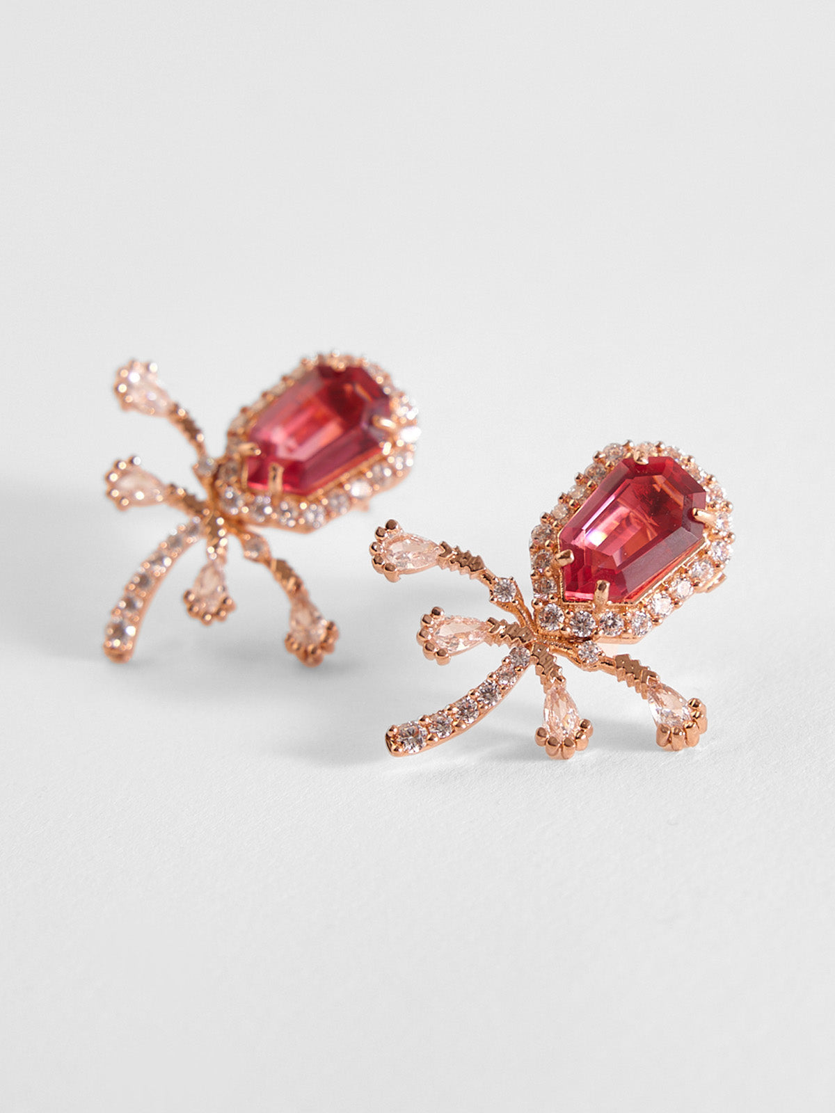 Floral Gem Mini Earcuffs