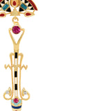 Red Allure Cairo Earrings