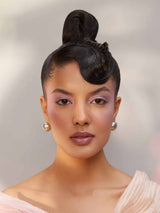 XL Pearl Studs - Silver