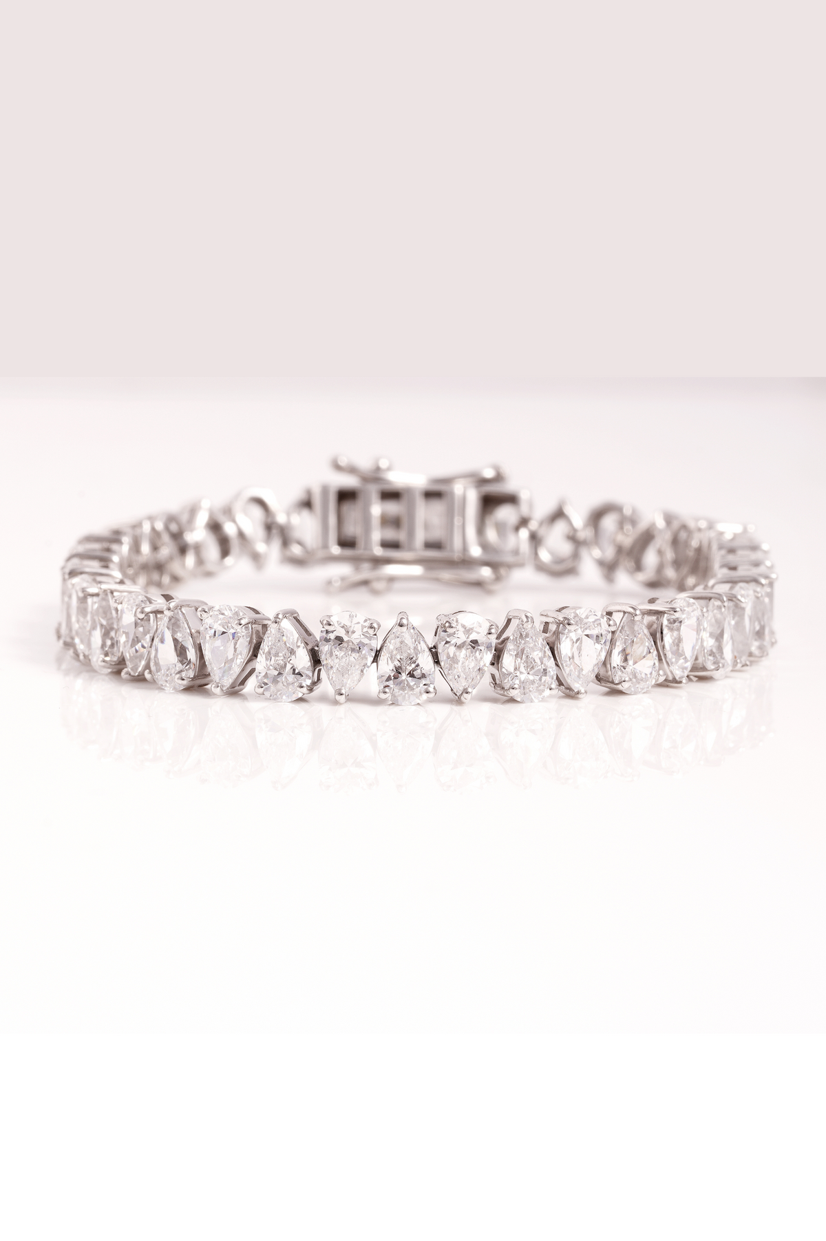 Pear Shape Tennis Bracelet
