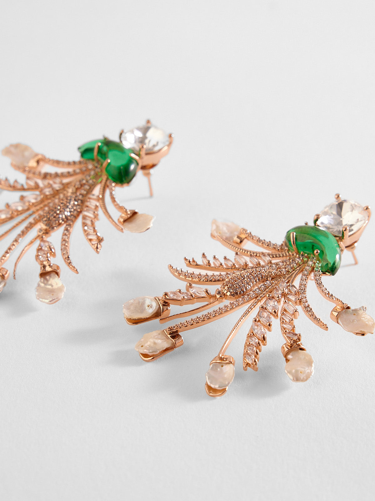 Flora Fan Earrings