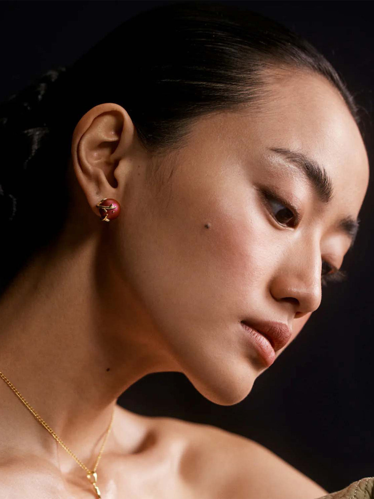 Pink Pearl Studs
