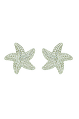 Moonlit Starfish Studs