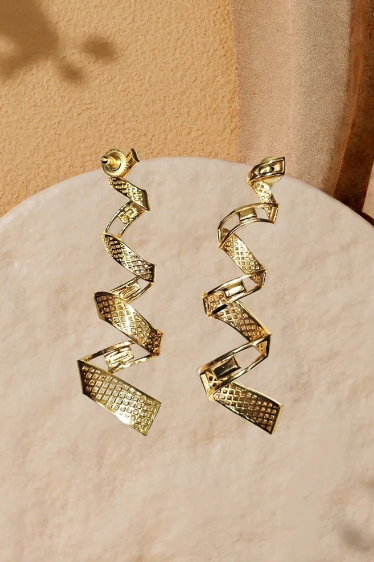 Spiral Drop Earrings